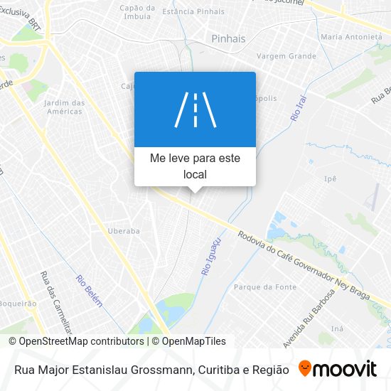 Rua Major Estanislau Grossmann mapa
