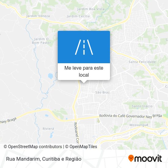 Rua Mandarim mapa