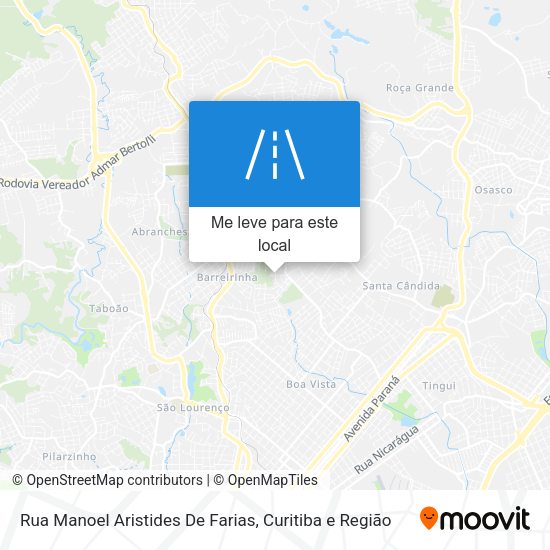 Rua Manoel Aristides De Farias mapa
