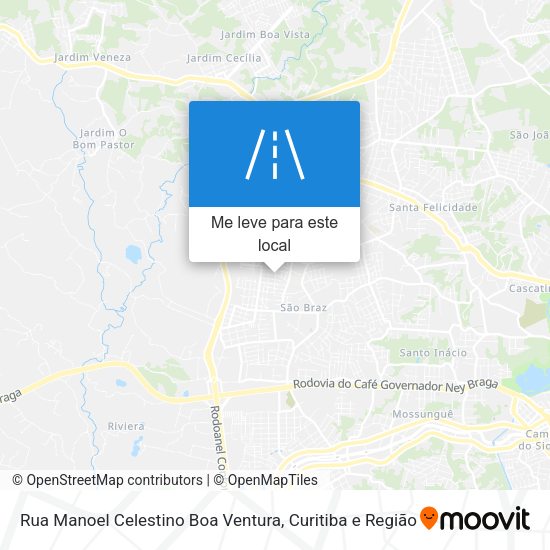 Rua Manoel Celestino Boa Ventura mapa