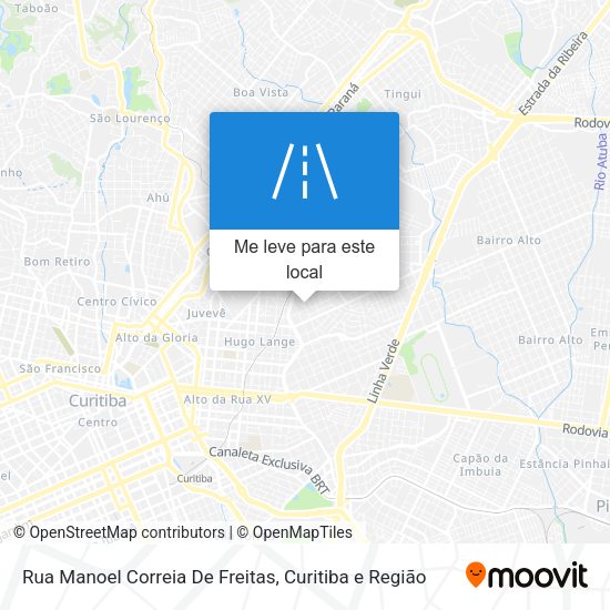 Rua Manoel Correia De Freitas mapa