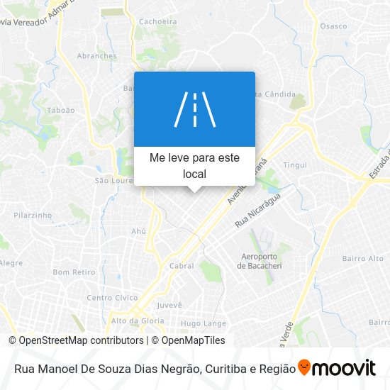 Rua Manoel De Souza Dias Negrão mapa