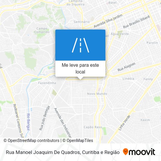 Rua Manoel Joaquim De Quadros mapa