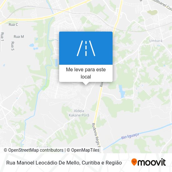 Rua Manoel Leocádio De Mello mapa