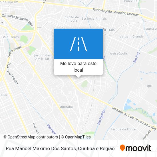 Rua Manoel Máximo Dos Santos mapa