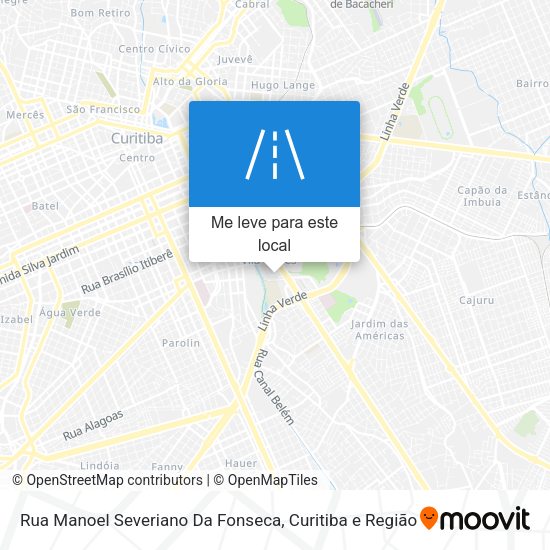 Rua Manoel Severiano Da Fonseca mapa