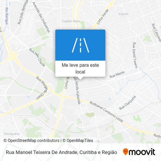 Rua Manoel Teixeira De Andrade mapa