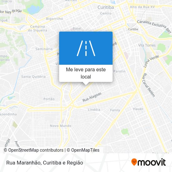 Rua Maranhão mapa