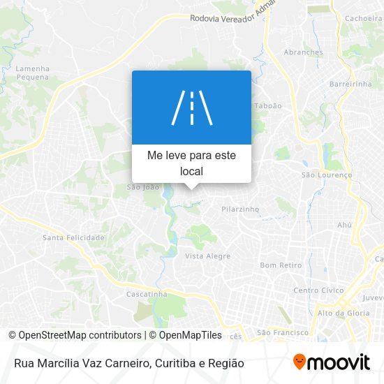 Rua Marcília Vaz Carneiro mapa