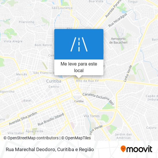 Rua Marechal Deodoro mapa