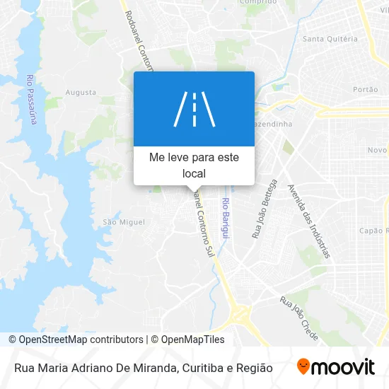Rua Maria Adriano De Miranda mapa