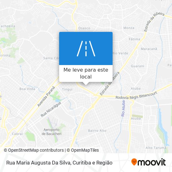 Rua Maria Augusta Da Silva mapa