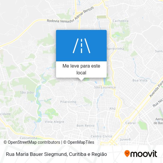 Rua Maria Bauer Siegmund mapa