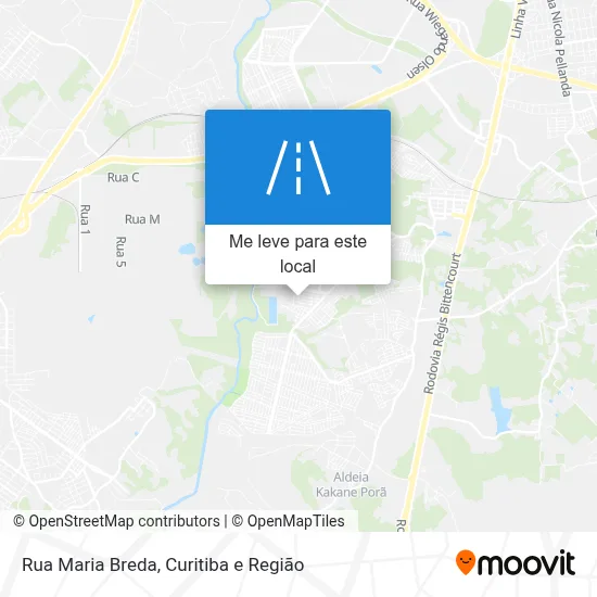 Rua Maria Breda mapa