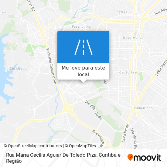 Rua Maria Cecília Aguiar De Toledo Piza mapa