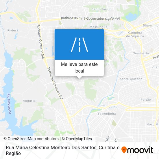 Rua Maria Celestina Monteiro Dos Santos mapa