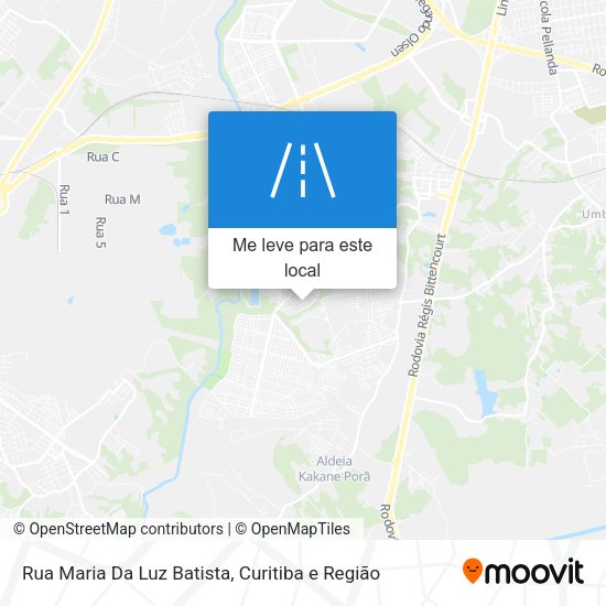 Rua Maria Da Luz Batista mapa