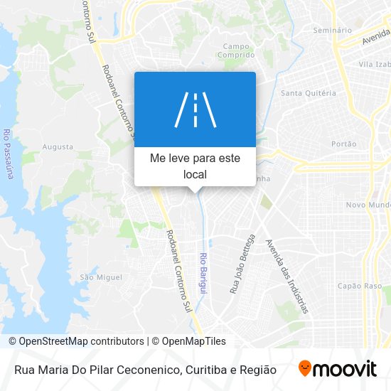 Rua Maria Do Pilar Ceconenico mapa