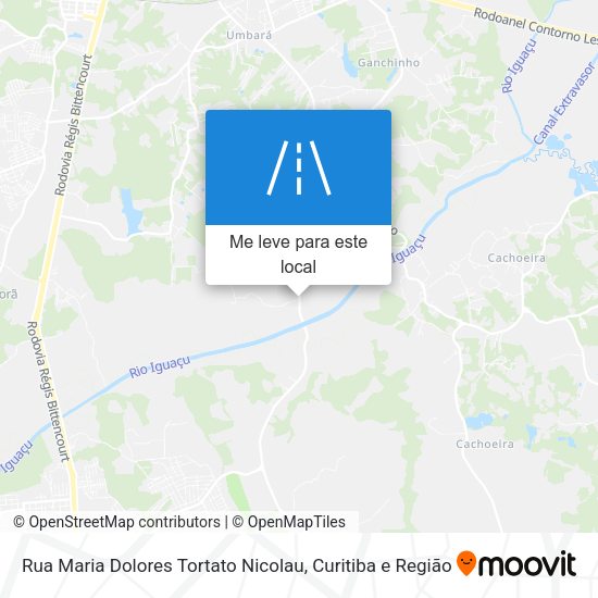 Rua Maria Dolores Tortato Nicolau mapa