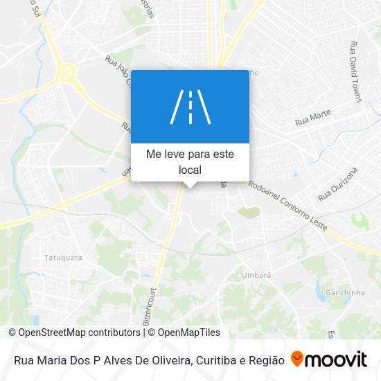 Rua Maria Dos P Alves De Oliveira mapa