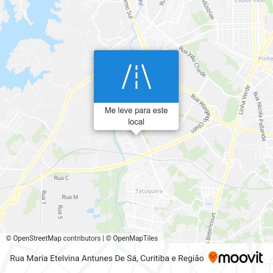 Rua Maria Etelvina Antunes De Sá mapa