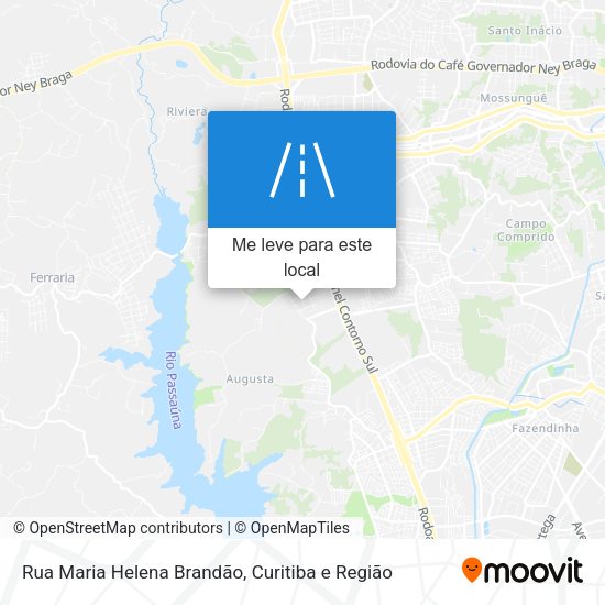 Rua Maria Helena Brandão mapa