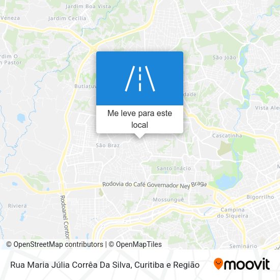 Rua Maria Júlia Corrêa Da Silva mapa