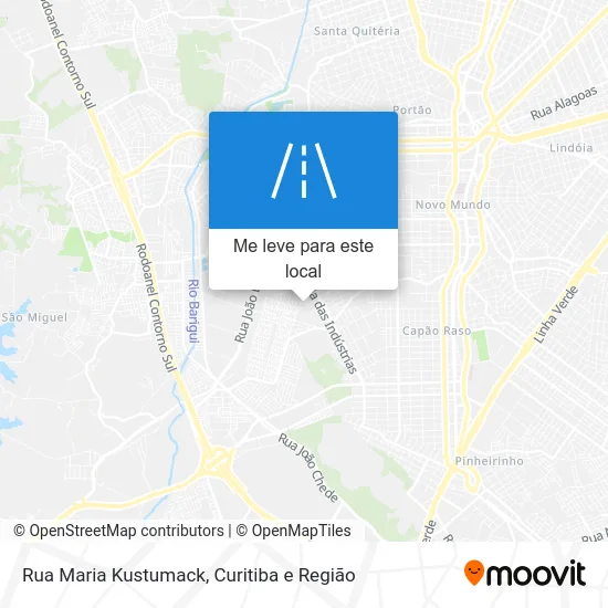 Rua Maria Kustumack mapa