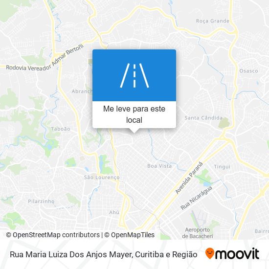 Rua Maria Luiza Dos Anjos Mayer mapa