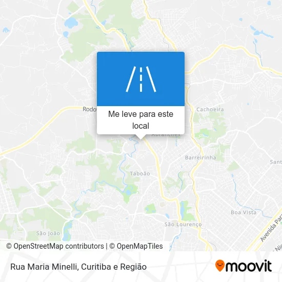 Rua Maria Minelli mapa
