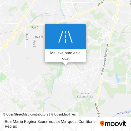 Rua Maria Regina Scaramussa Marques mapa