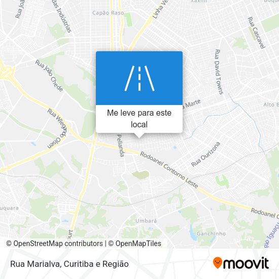 Rua Marialva mapa