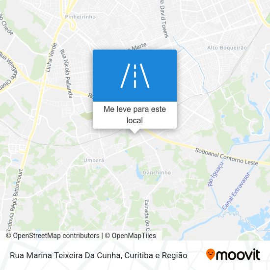 Rua Marina Teixeira Da Cunha mapa