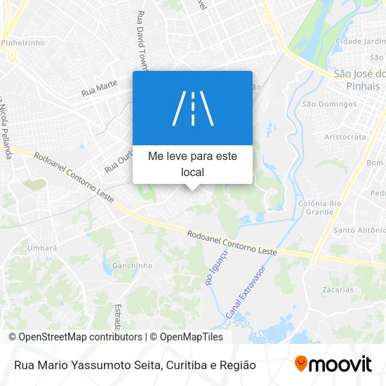 Rua Mario Yassumoto Seita mapa