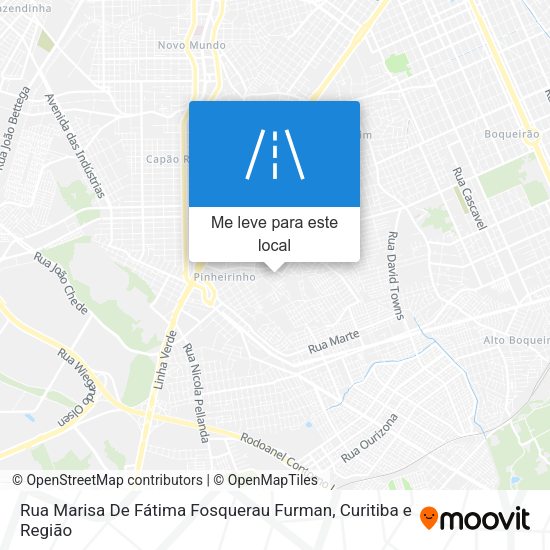 Rua Marisa De Fátima Fosquerau Furman mapa