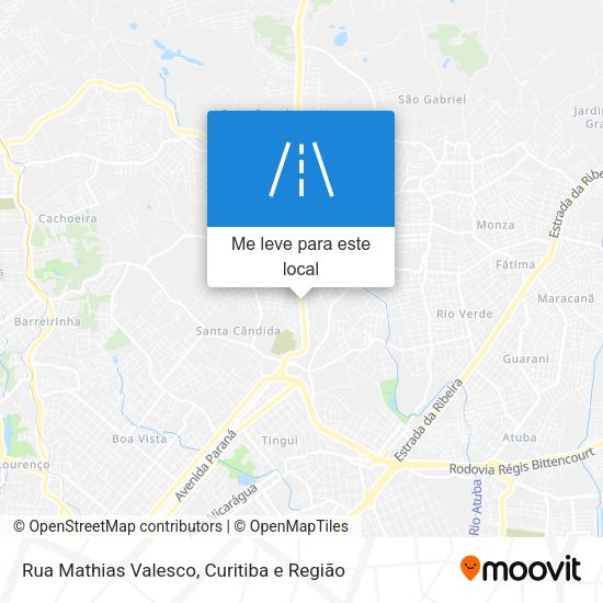 Rua Mathias Valesco mapa