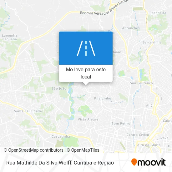 Rua Mathilde Da Silva Wolff mapa