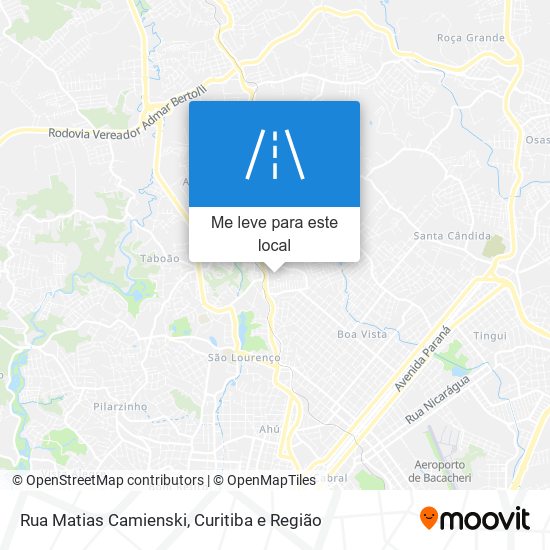 Rua Matias Camienski mapa