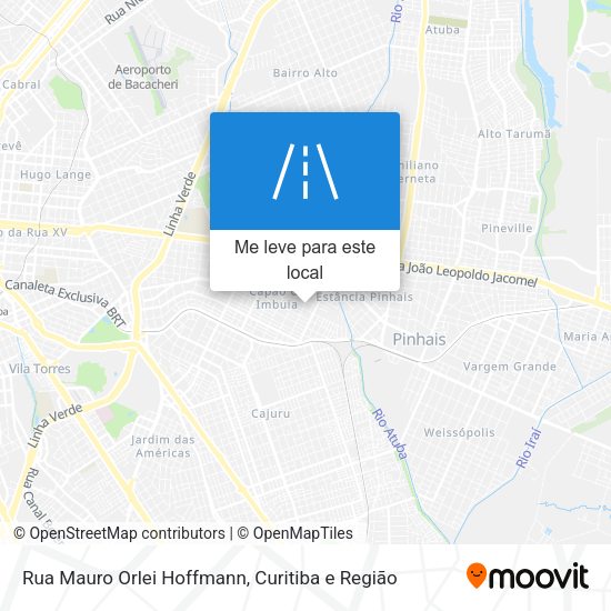 Rua Mauro Orlei Hoffmann mapa