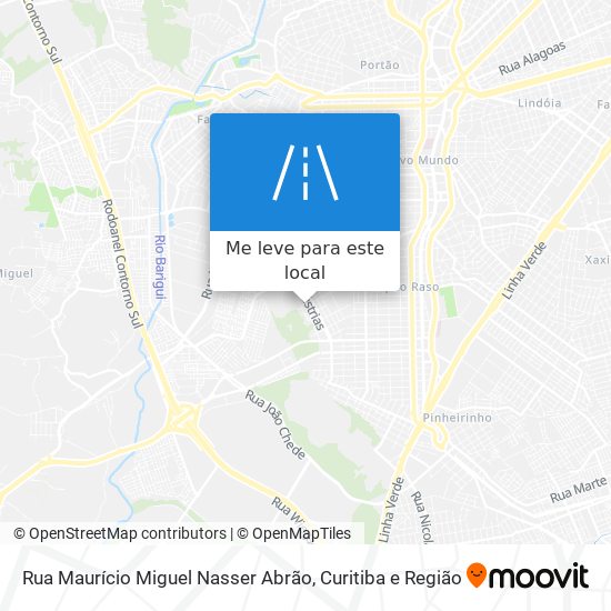 Rua Maurício Miguel Nasser Abrão mapa