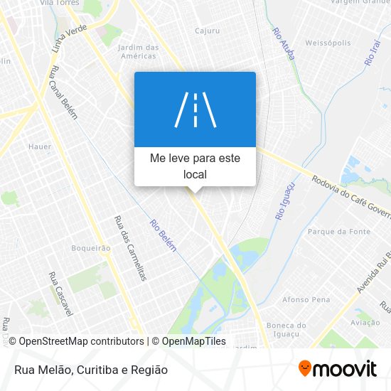 Rua Melão mapa
