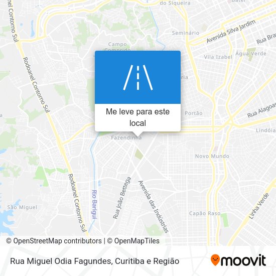 Rua Miguel Odia Fagundes mapa