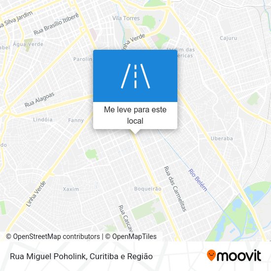 Rua Miguel Poholink mapa