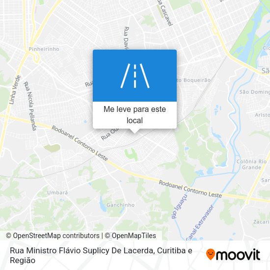 Rua Ministro Flávio Suplicy De Lacerda mapa