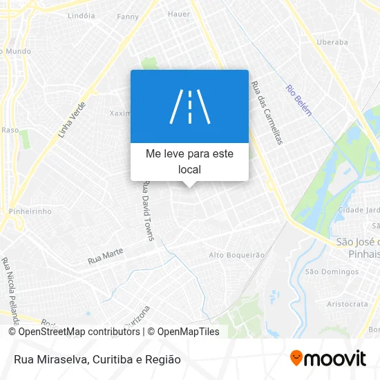 Rua Miraselva mapa