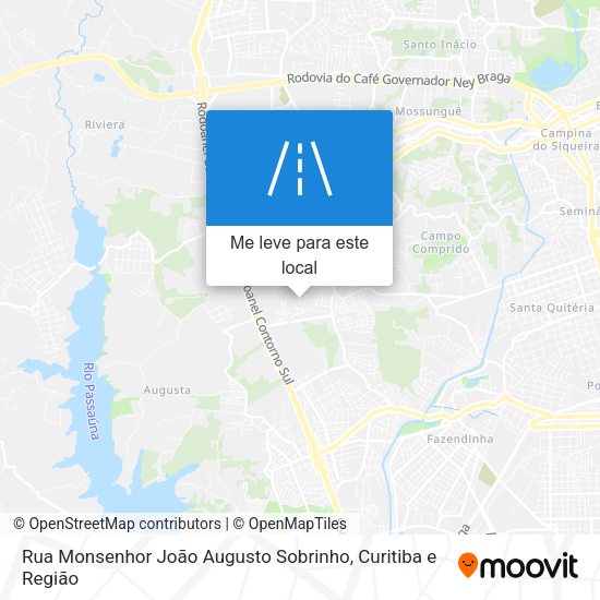 Rua Monsenhor João Augusto Sobrinho mapa
