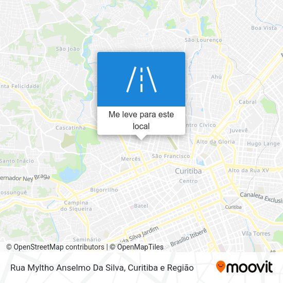 Rua Myltho Anselmo Da Silva mapa