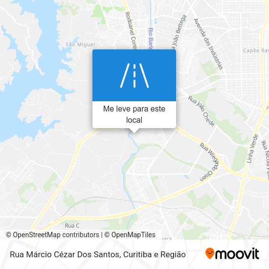 Rua Márcio Cézar Dos Santos mapa