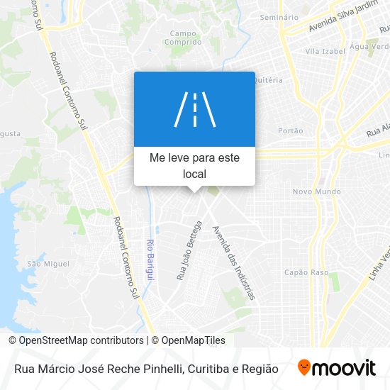 Rua Márcio José Reche Pinhelli mapa