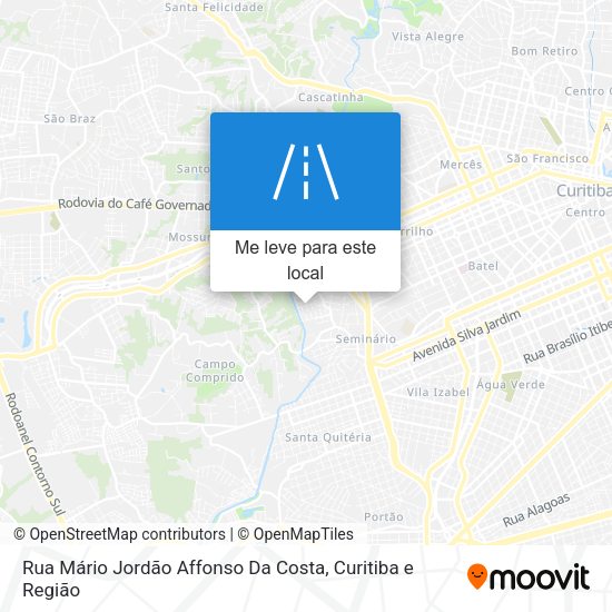 Rua Mário Jordão Affonso Da Costa mapa
